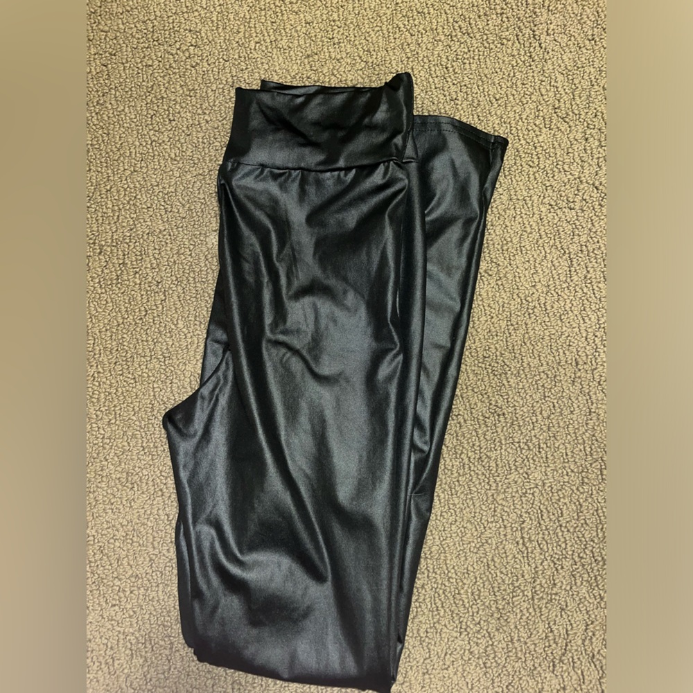 Boohoo leather pants
